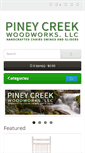 Mobile Screenshot of pineycreekwoodworksllc.com
